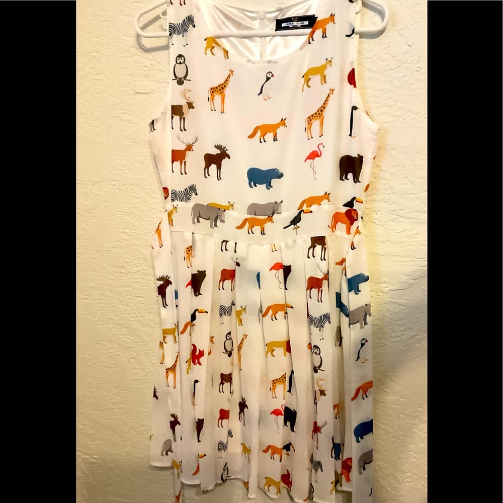 Paper Plane London Animal Print dress S
